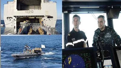 ختام فاعليات التدريب البحرى المصرى الفرنسى العابر