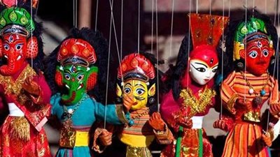 مسرح العرائس الهندية يعرض 