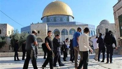 أكثر من 100 مستوطن وطالب تلمودي يقتحمون 