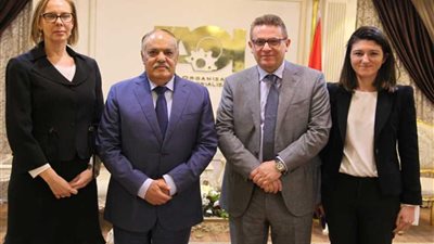 التراس يبحث مع نائب رئيس بنك التنمية الإفريقي تعزيز التعاون المشترك