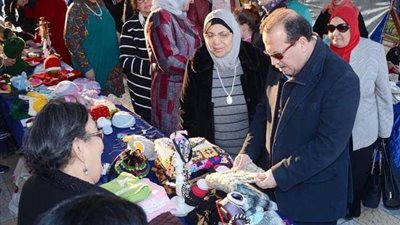 معرض لمنتجات المرأة في نادي طنطا الرياضي