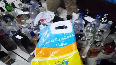 مكافحة التهرب الجمركي بالقاهرة تضبط مشروبات كحولية أجنبية غير خالصة الرسوم