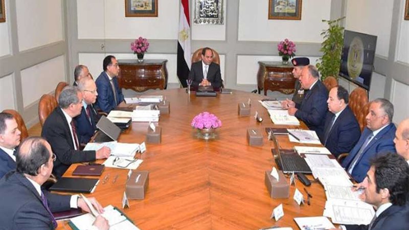 الرئيس يوجه مدبولى