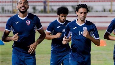 تدريبات تأهيلية للاعبي الزمالك
