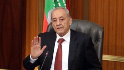 رئيس مجلس النواب اللبناني: قلقون من تأخر ترسيم الحدود البحرية مع إسرائيل