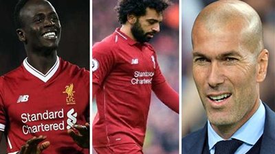 زيدان يطلب «ماني» ويستبعد «صلاح» من الانضمام إلى ريال مدريد