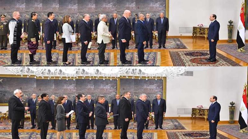 الرئيس السيسي يتسلم