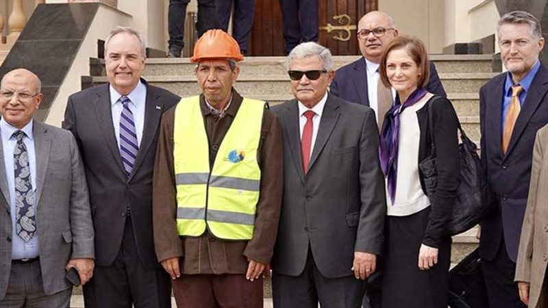 وفد السفارة الأمريكية