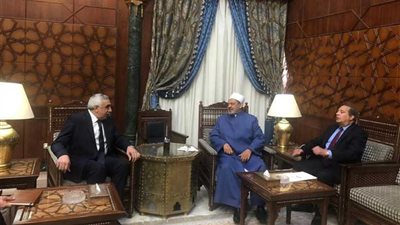 الإمام الأكبر يستقبل السفير العراقى بالقاهرة