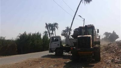 رفع 155 ألف متر مكعب من المخلفات بالمنيا