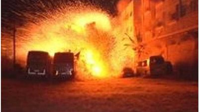 إصابة فلسطيني وزوجته بجروح اثر استهداف منزلهما في القصف الإسرائيلي على قطاع غزة