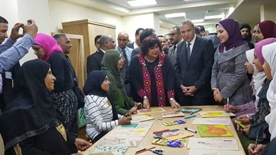 وزيرة الثقافة من قنا: صرح ثقافي كبير يضخ الإبداع إلى شرايين وقلب الصعيد