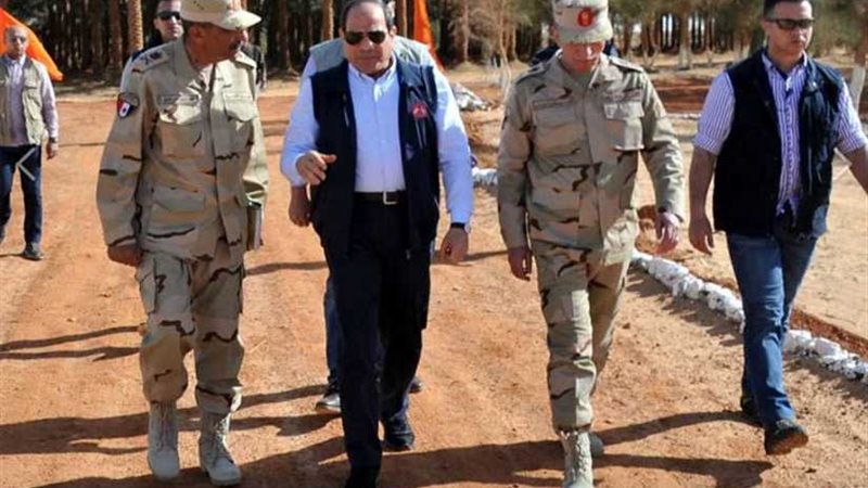 الرئيس السيسي يتفقد