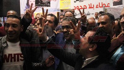 لحظة فوز ضياء رشوان بمنصب نقيب الصحفيين