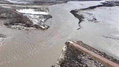 فيضانات في ولايات أمريكية وتوقعات بارتفاع منسوب مياه الأنهار