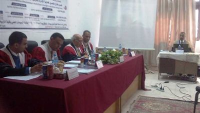 رسالة ماجستير من جامعة العريش لأحد المنقولين من رفح