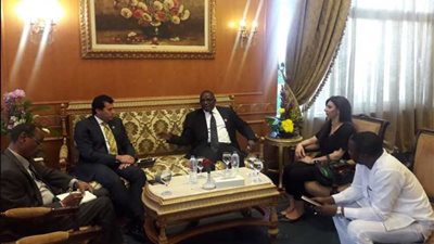 صبحي يلتقي وزراء شباب نيجيريا وجامبيا وتشاد وسيراليون