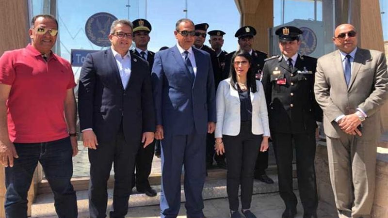 وزير الآثار يتفقد