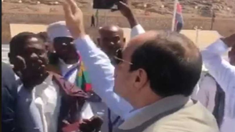 الرئيس السيسي يودع