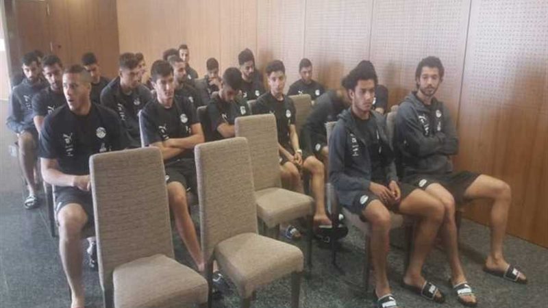  الأوليمبي يؤدي مرانه