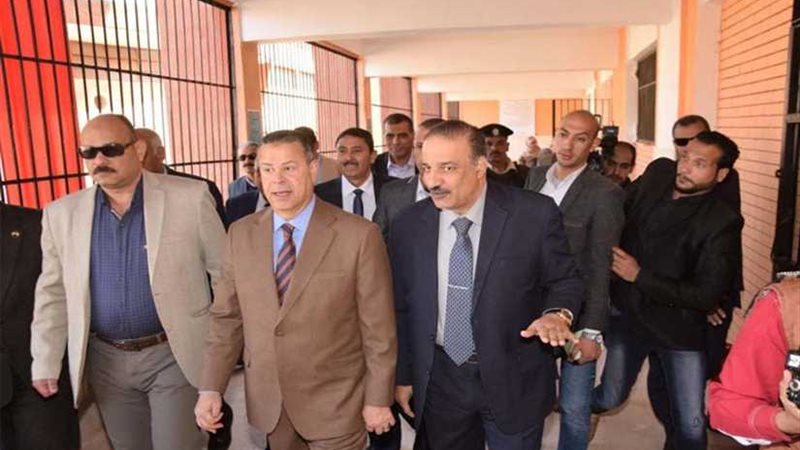 محافظ بني سويف يتفقد