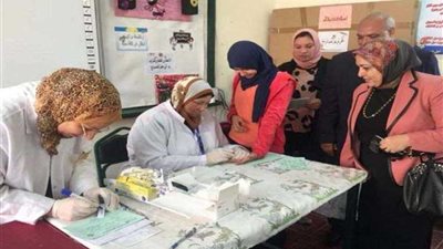 فحص مليون و516 ألفا في (100 مليون صحة) بالمنيا