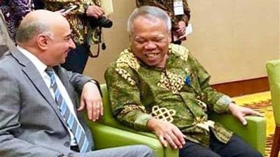 السفير المصري في إندونيسيا يشارك في معرض IndoBuildtech Expo