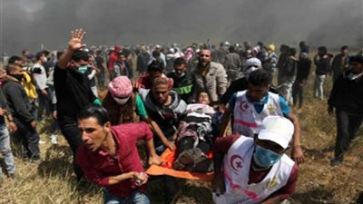 شهيد ثان برصاص قوات الاحتلال الإسرائيلي.. وارتفاع أعداد المصابين إلى 55 فلسطينيًا