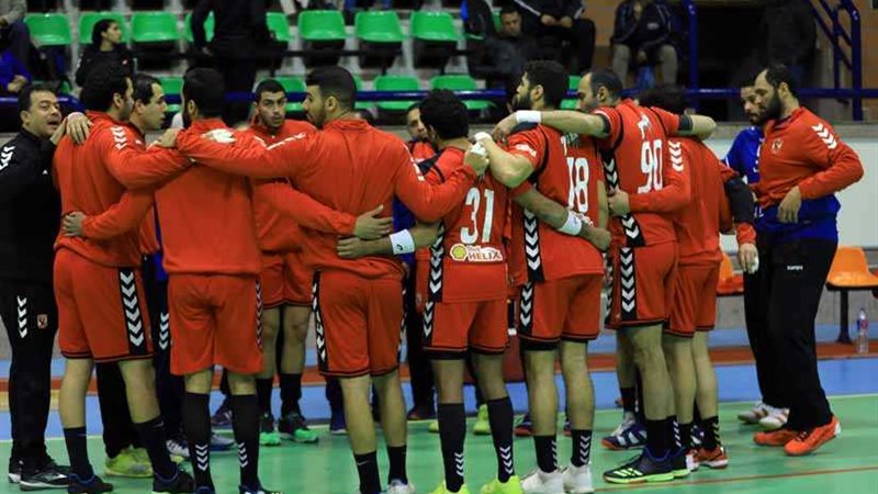 رجال يد الأهلي يفوز