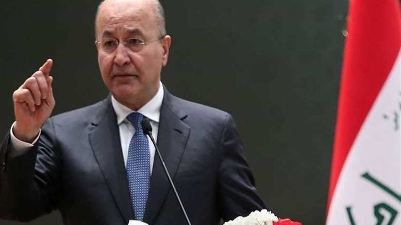 الرئيس العراقي يتوعد