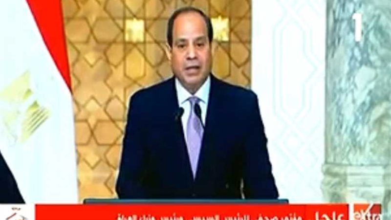 نص كلمة الرئيس السيسي