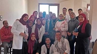 استمرار أعمال القوافل الطبية بجامعة دمنهور (صور)