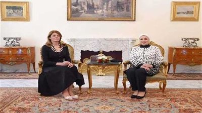 قرينة الرئيس: سعدت بلقاء سيدة بلغاريا الأولى