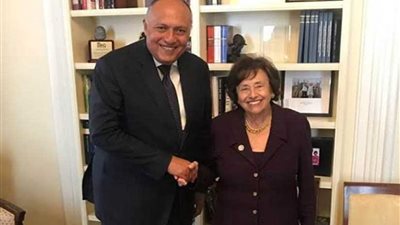 شكري يلتقي رئيسة لجنة الاعتمادات بمجلس النواب الأمريكي