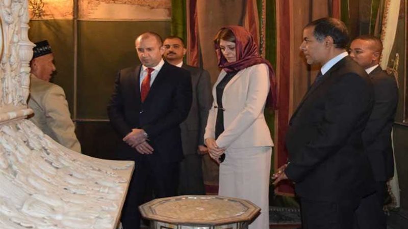 الرئيس البلغاري وقرينته