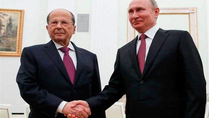 بوتين: لبنان شريك