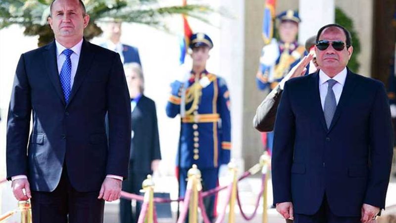 رئيس بلغاريا يغادر