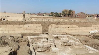 الكشف عن البهو الملكي للفرعون رمسيس الثاني بأبيدوس