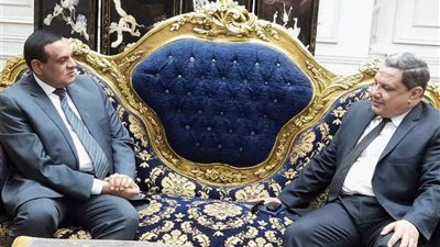 محافظ البحيرة يستقبل مدير الآمن ويشيد بالشرطة