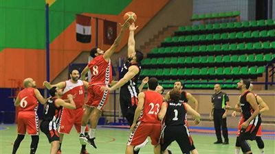 الأهلى مع سموحة والزمالك مع سبورتنج بربع نهائى دورى السلة