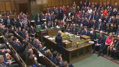 العموم البريطاني يصوت برفض اتفاق 