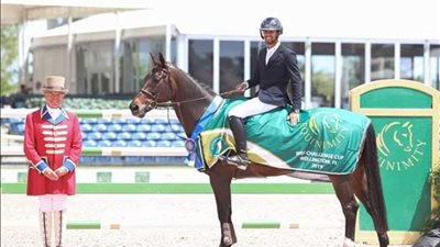 نائل نصار يتوج بلقب كأس التحدي للفروسية