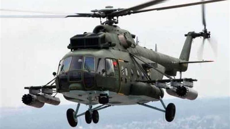 تحطم مروحية عسكرية