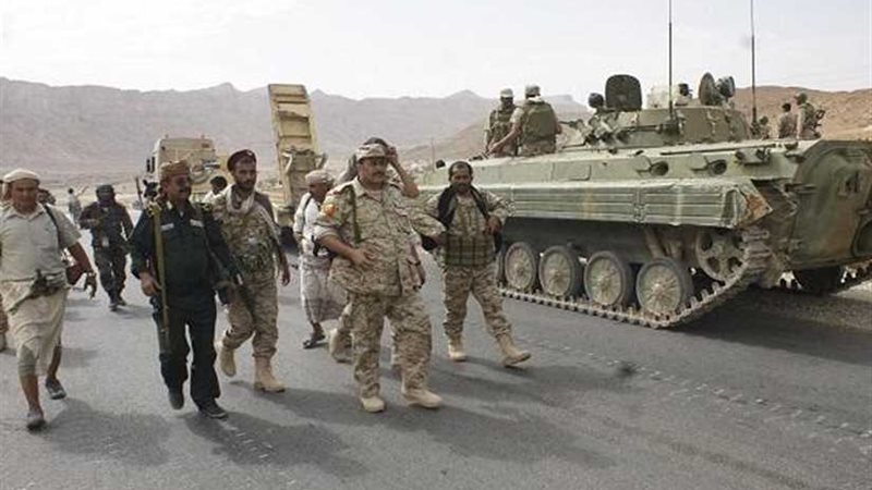 قوات الجيش اليمنى