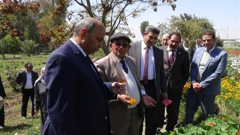 افتتاح معرض الزهور