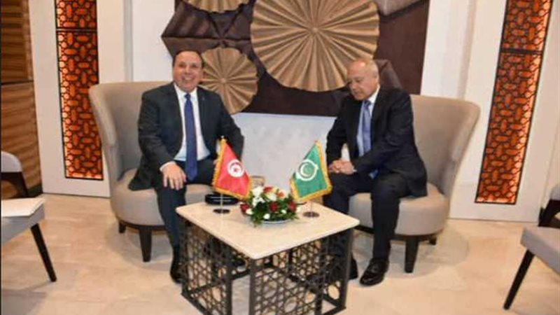 أبو الغيط يبحث مع