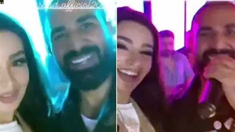 أحمد سعد يظهر مع