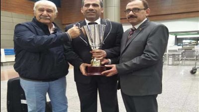 فهمي يستقبل بعثة منتخب المصارعة الحرة