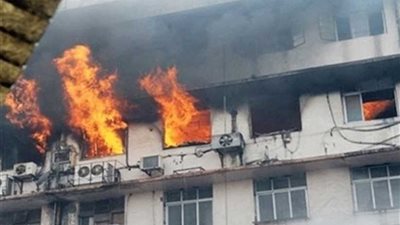 ‎السيطرة على حريق محدود بمستشفى جامعة القناة