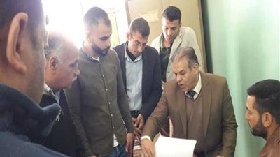 المشرف على المراكز التكنولوجية يتابع العمل بمدينة العدوة